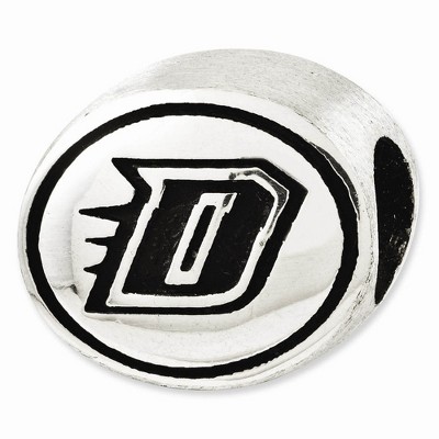 Black Bow Jewelry Sterling Silver DePaul University Collegiate Bead Charm