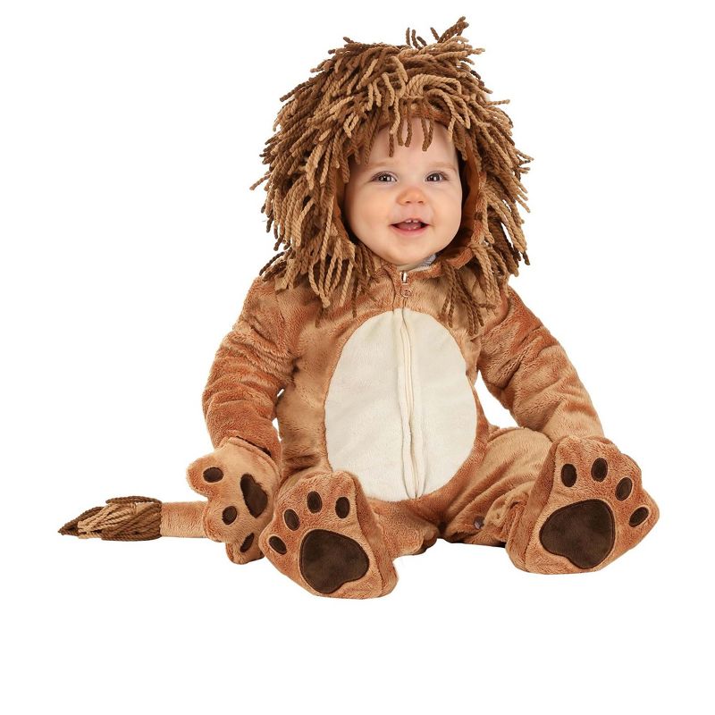 HalloweenCostumes.com Infant Lion Onesie Costume, 1 of 4