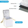 Unique Bargains Non-woven Fabric Thermal Insulated Durable Food Tote White 1 Pc - 3 of 3