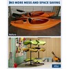 Coucheta Freestanding Kayak Storage Rack -Storage Rack for Kayaks or Canoes - Premium Kayak Stand for Outdoor and Indoor - Heavy Duty Kayak Holder - 4 of 4