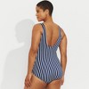 Lands' End Women's Chlorine Resistant Scoop Neck Soft Cup Tugless Sporty One Piece Swimsuit - 2 of 4