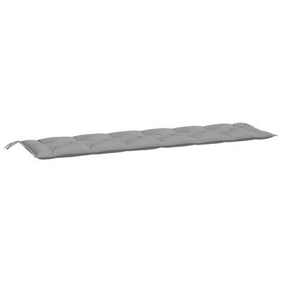 vidaXL Garden Bench Cushion Gray Oxford fabric (100% polyester)