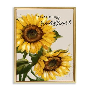 Stupell Industries You Are My Sunshine Vivid Sunflower Blossoms, 21" x 17" - 1 of 4