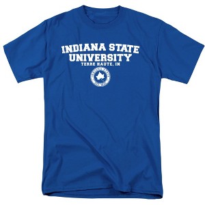 Men's Indiana State University Official Circle Logo T-Shirt - 1 of 4