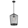 Z-Lite Lido 1 - Light Pendant in  Matte Black - 2 of 4