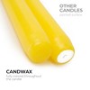 10 inch Taper Candles Set of 4 - Dripless Taper Candles and Unscented Candlesticks - Perfect as Dinner Candles and Household Candles - 2 of 4