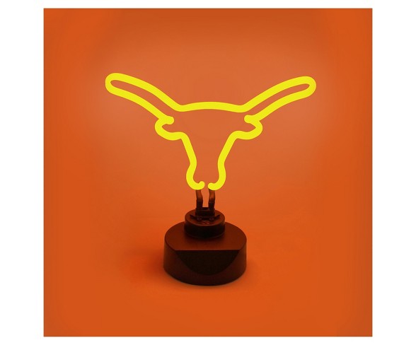 NCAA Texas Longhorns Table Top Neon Logo Light