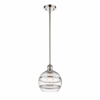 Rochester - 1 Light Stem Hung Mini Pendant In Industrial Style-9.88 Inches Tall and 8 Inches Wide