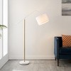 Levitt 61" Floor Lamp - FLL4134 - White/Natural - Safavieh - 3 of 4