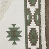 Design Imports Southwestern Textured Fringe - Brown & Green - 4 X 6 Ft - 3 of 4