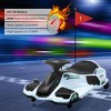 Kids Electric Drift Car, 24V Ride-On Go-Kart, Speed Up to 7.5MPH, Built-in Music, Colorful LED Tail Lights, Low-Power Alarm, for Boys Girls - 3 of 4