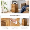 NicBex Modern Small Rectangular Textured-Pattern Coffee Table,Minimalist Center Table for Living Room,Living Room Furniture - 3 of 4