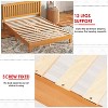 FDW Wood Bed Frame Versatile Solid Wood Mattress Foundation with 14 Wood Slats No Box Spring Needed with Headboard - 3 of 4