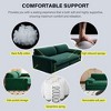 NicBex 66"/73" Pull-Out Sofa Bed with Side Storage,3-in-1 Convertible Velvet Couch Bed,Multi-Functional Queen Sleeper Sofa for Living Room,Bedroom - 4 of 4