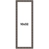 PosterPalooza | Panoramic Deco Black Picture Frame - UV Acrylic, Foam Board Backing, Hanging Hardware - 2 of 4
