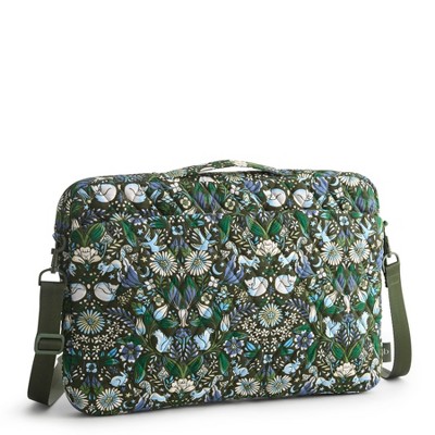 Vera Bradley Women's Outlet Cotton Laptop Crossbody Bag