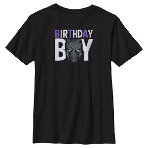 Boy's Marvel Panther Birthday Boy T-Shirt - 1 of 4