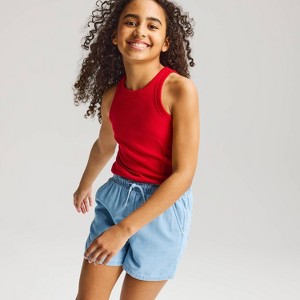 Girls' Ribbed Tank Top - Cat & Jack™ Red XL Plus : Target