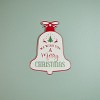 Merry Christmas Bell Sign Iron 9.75 Inch Wall Decor by Melrose - 2 of 3