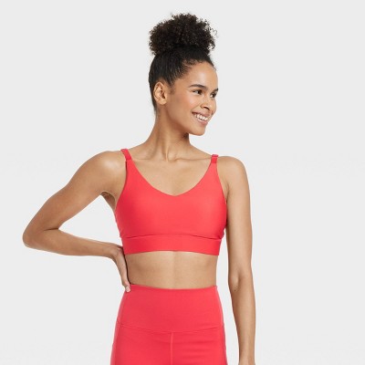 Women's Effortless Support Medium Support Sports Bra - All In Motion™ Red XS