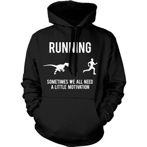 Running Motivation Sweater Funny T shirt Sarcasm Humor Run Novelty Hoodie - Crazy Dog Hoodie - 1 of 4