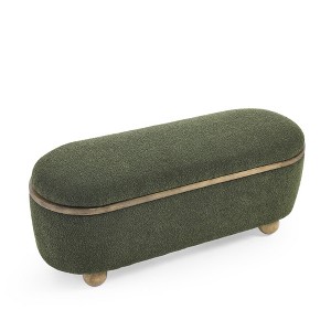 Dexmalle Upholstered End of Bed Ottoman Bench with Storage - 1 of 4
