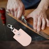 Unique Bargains Office Car ID DIY PU Leather Key Fobs with Key Rings 4 Pcs - 3 of 4