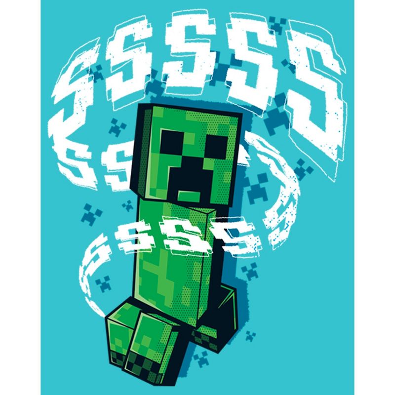 Girl's Minecraft SSSS Creeper T-Shirt, 2 of 5