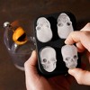 Foster & Rye Skull Ice Mold, Silicone Ice Tray, Black, Novelty Ice Mold, Food-Safe Silicone, Dishwasher Safe - 2 of 4