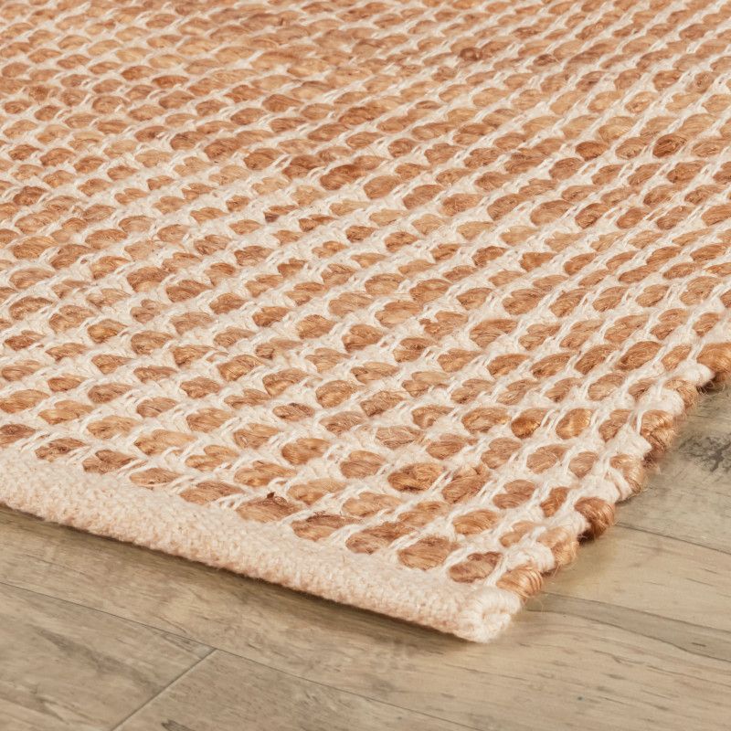 Home Conservatory Gravel Handwoven Jute Area Rug, 4 of 7