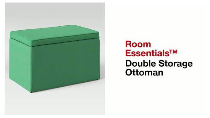 Double Storage Ottoman - Room Essentials™, 2 of 7, play video