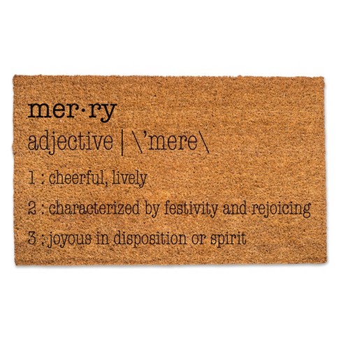 Creative Products Merry Definition 30 x 18 Door Mat - image 1 of 1