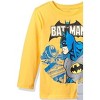 DC Comics Infant/Toddler Boys' 2-Piece Batman Puffer Vest & Shirt Set - 4 of 4