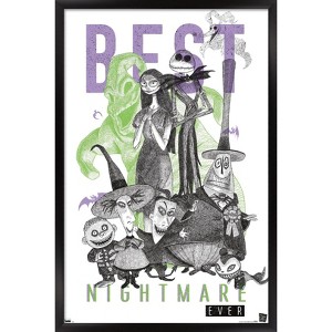 Trends International The Nightmare Before Christmas - Group Sketch Framed Wall Poster Prints - 1 of 4
