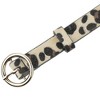 INSPIRE CHIC Women's Fashion Round Buckle Leopard Snake Print Slim Belts for Jeans Dresses - 2 of 4