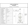 Urban Ambiance Luxury Modern Farmhouse Chandelier 33''H x 18''W,  Brushed Nickel Finish,  Armidale Collection, UHP3974 - 3 of 4