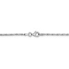 Black Bow Jewelry 1.6mm 14k White Gold Diamond Cut Fancy Franco Chain Necklace - 4 of 4