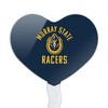 NCAA Murray State University Racers Logo Heart Love Cupcake Picks Toppers Decoration Set of 6 - 2 of 4