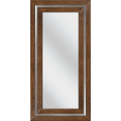 20" x 40" Artful Wood Decorative Wall Mirror - PTM Images