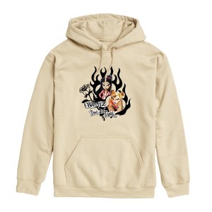 Men's - Bratz - Heart Flame Frame Graphic Fleece Pullover Hoodie - 1 of 4