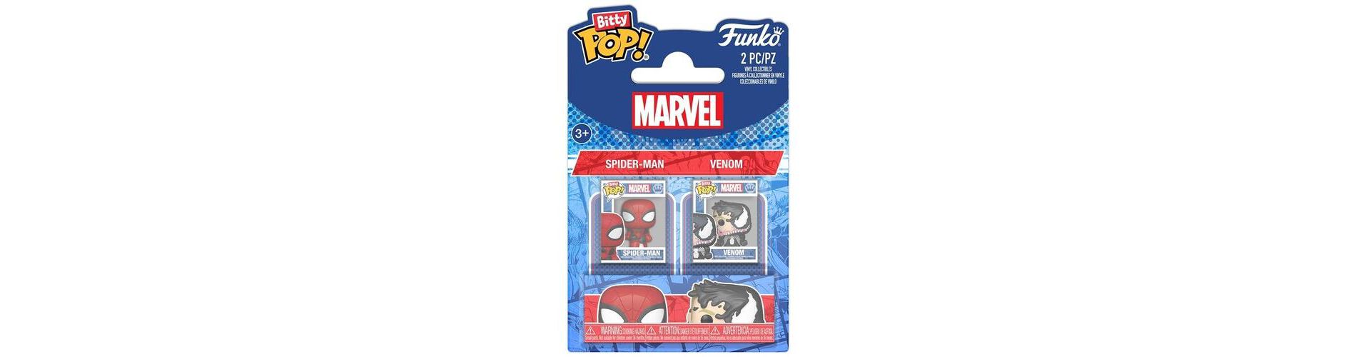Funko - Funko Bitty POP: Spider-Man 2-Pack - Spider-Man & Venom