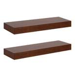 2pc 24" Havlock Wood Shelf Set - Kate & Laurel All Things Decor