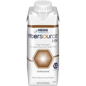 Fibersource HN Liquid, Unflavored, 250 mL, 24 Count - 1 of 4