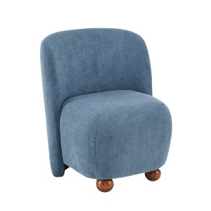 NicBex Polyester Accent Chair,Upholstered Living Room Chairs with Round Pine Wood Legs,Modrern Armless Chair,Accent Chairs for Living Room - 1 of 4