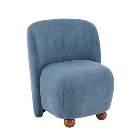 NicBex Polyester Accent Chair,Upholstered Living Room Chairs with Round Pine Wood Legs,Modrern Armless Chair,Accent Chairs for Living Room - image 1 of 4