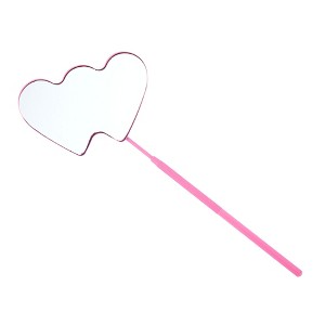 Unique Bargains Double Heart Pattern Lash Mirror 1 Pc - 1 of 4