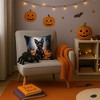 Tramull Halloween Throw Pillow, 14x14 Inch Machine Washable Indoor Outdoor Decorative Pet Theme Pillow - 3 of 4