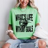 Simply Sage Market What's Life Without Goals Garment Dyed Tee - 2 of 4