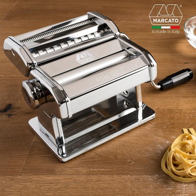 Atlas 150 Stainless Steel Manual Pasta Maker with Cutter