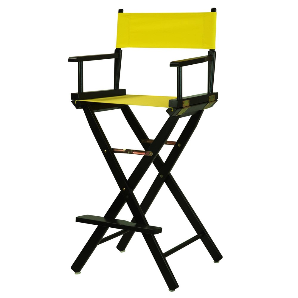 Photos - Chair Yellow Bar Height Director's 